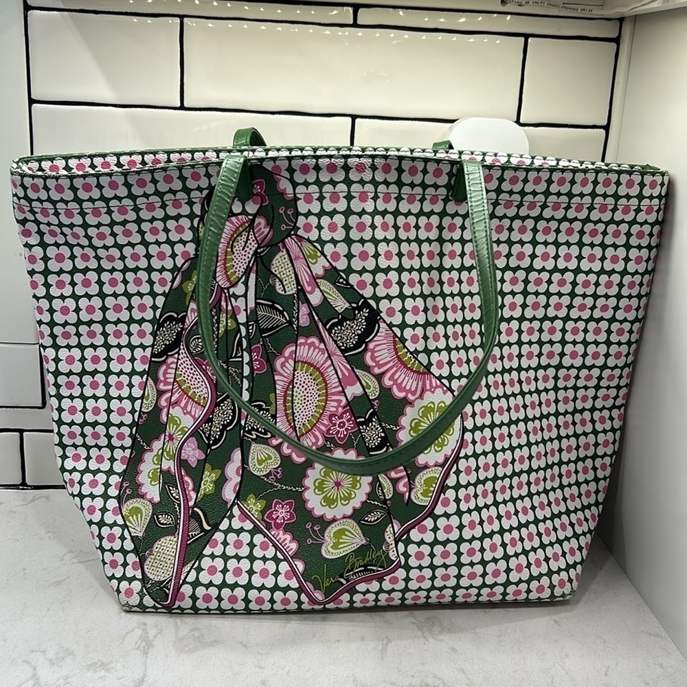 Vera Bradley Double Take Tote Olivia Pink - Picture 2 of 16